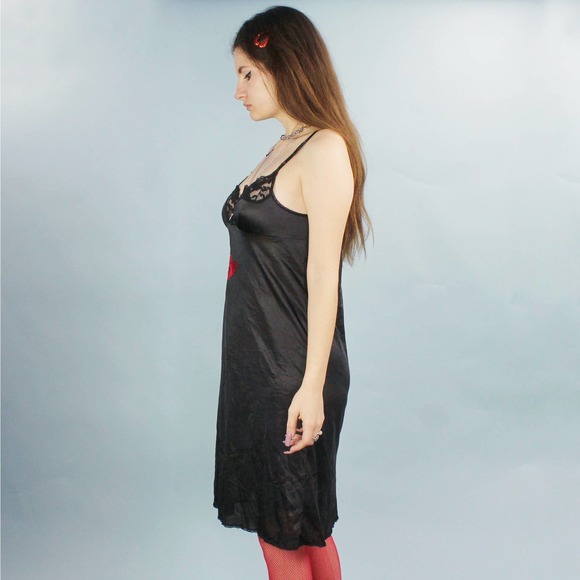 Reworked Vintage 80s Slip Dress by Vassarette - Picture 4 of 6